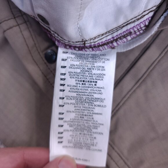 5.11 Tactical Pants Women’s 2 Stone Brown Cirrus Covert Ripstop Straight Leg - Picture 10 of 10